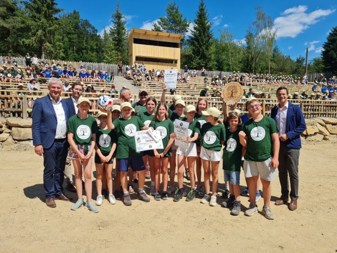 Den 2. Rang in Gold schaffte die 2DK des BG/BRG Lilienfeld und wurde mit einem Besuch im Tiergarten Schönbrunn belohnt.