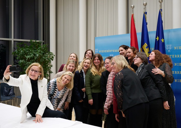 Austausch mit der LH Johanna Mikl-Leitner
