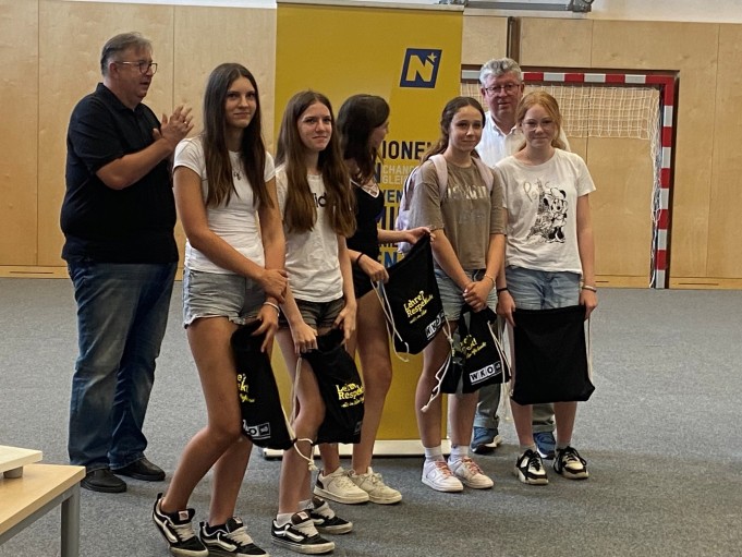 Erster Platz Rätselrallye, Gruppe: „Girls Girls“ MS Loosdorf, WKNÖ