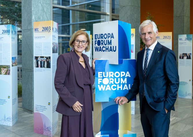 Ausstellung „30 Jahre Europa-Forum Wachau“ im NÖ Landhaus