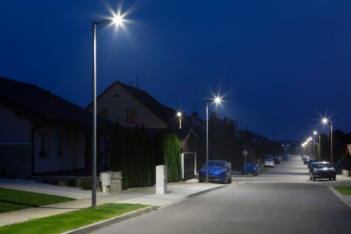 Straße bei Nacht