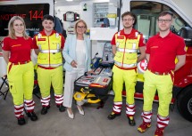 Beim Rundgang durch die Dunkelsteiner Erlebnisschau 2026 am Firmengelände von Winkler Schulbedarf Karlstetten.